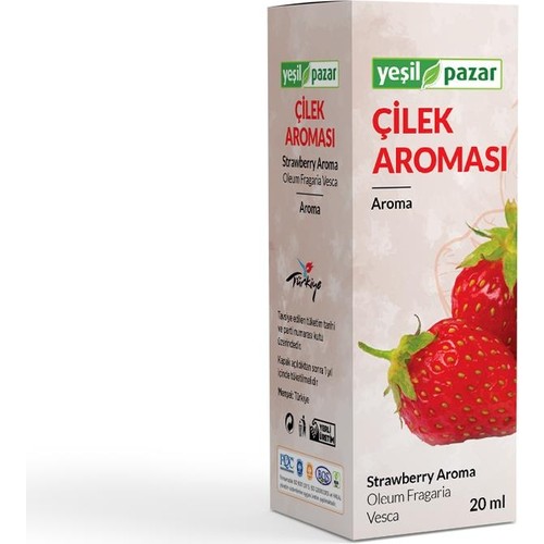 Yeşil Pazar Çilek Aroması 20 ML