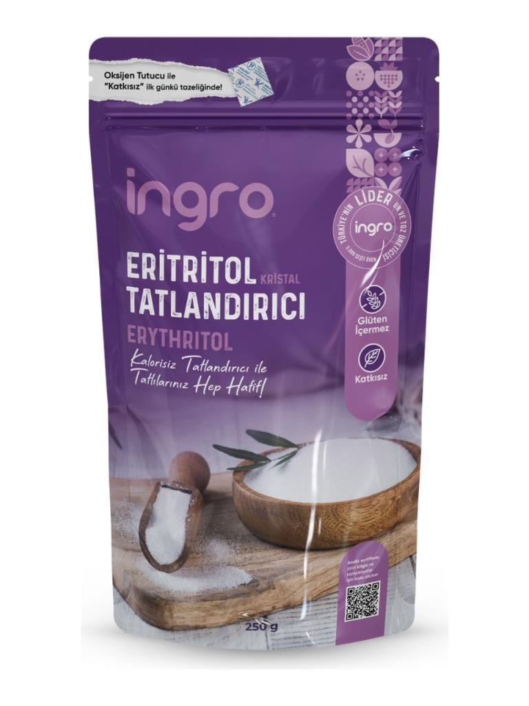 İngro Eritritol Kristal Tatlandırıcı 250 Gr