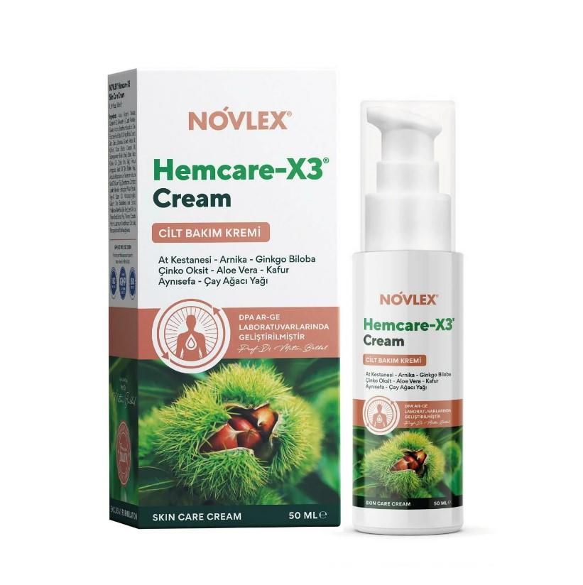 Novlex Hemcare-X3 Cilt Bakım Kremi 50 Ml