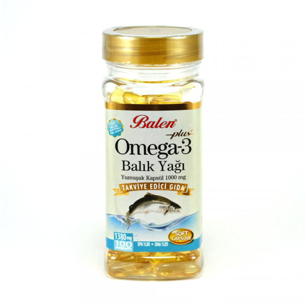 Balen Omega 3 Balık Yağı 1380 mg 100 Softjel kapsül