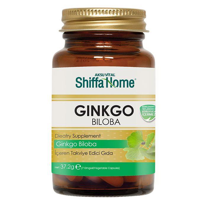 Shiffa Home Ginkgo Biloba Kapsül 620 Gr 60 Ad