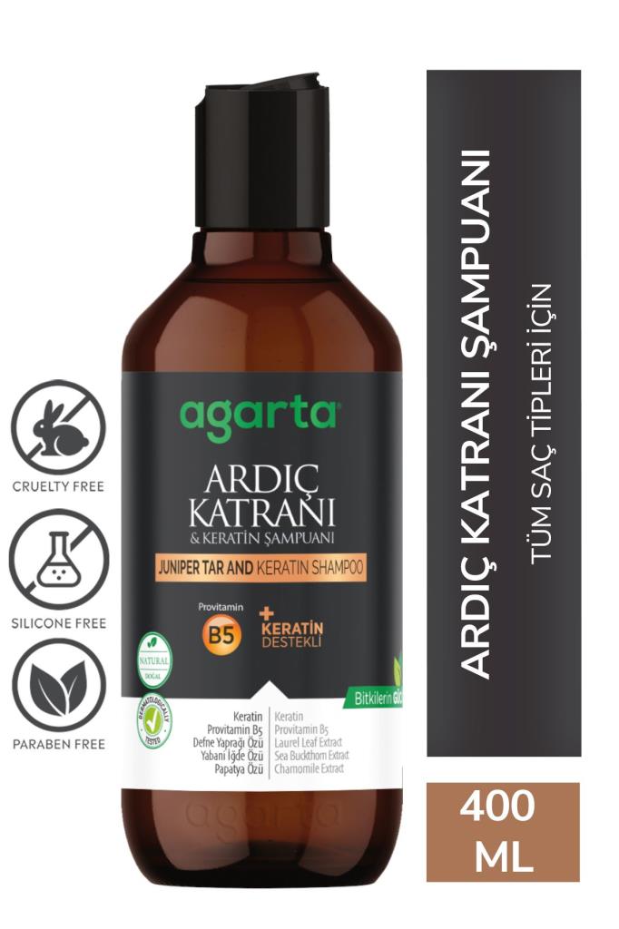 Agarta Ardıç Katranı Ve Keratin Şampuanı 400 Ml