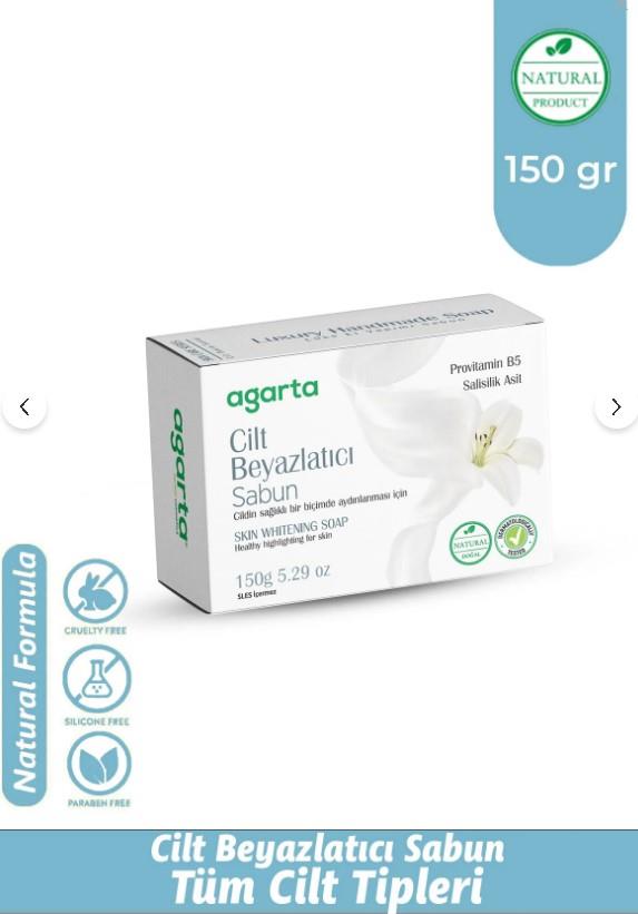 Agarta Cilt Beyazlatıcı Sabun 150 Gr