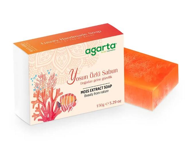Agarta El Yapımı Doğal Yosun Özlü Sabun 150 Gr