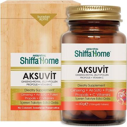 Shiffa Home Aksuvit Ginseng 750 mg 80 Tablet
