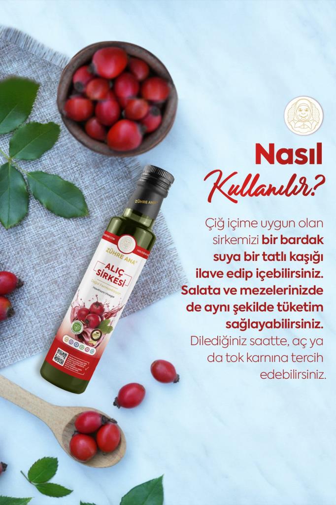 Zühre Ana Alıç Sirkesi Doğal Fermantasyon 500 Ml