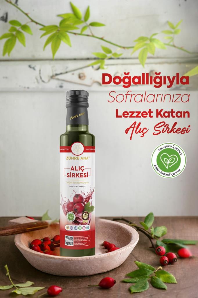 Zühre Ana Alıç Sirkesi Doğal Fermantasyon 500 Ml