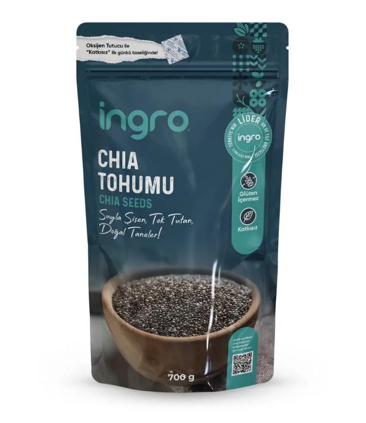 İngro Glutensiz Chia Tohumu 700 Gr