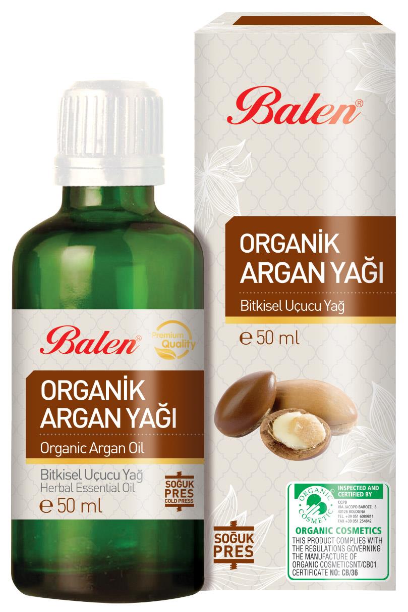 Balen Organik Argan Yağı 50 ml Soğuk Pres