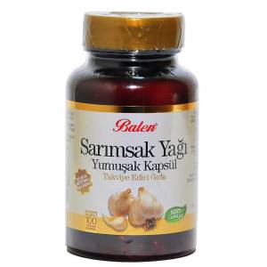 Balen Sarımsak Yağı Ekstraksiyon 450 mg 100 kapsül