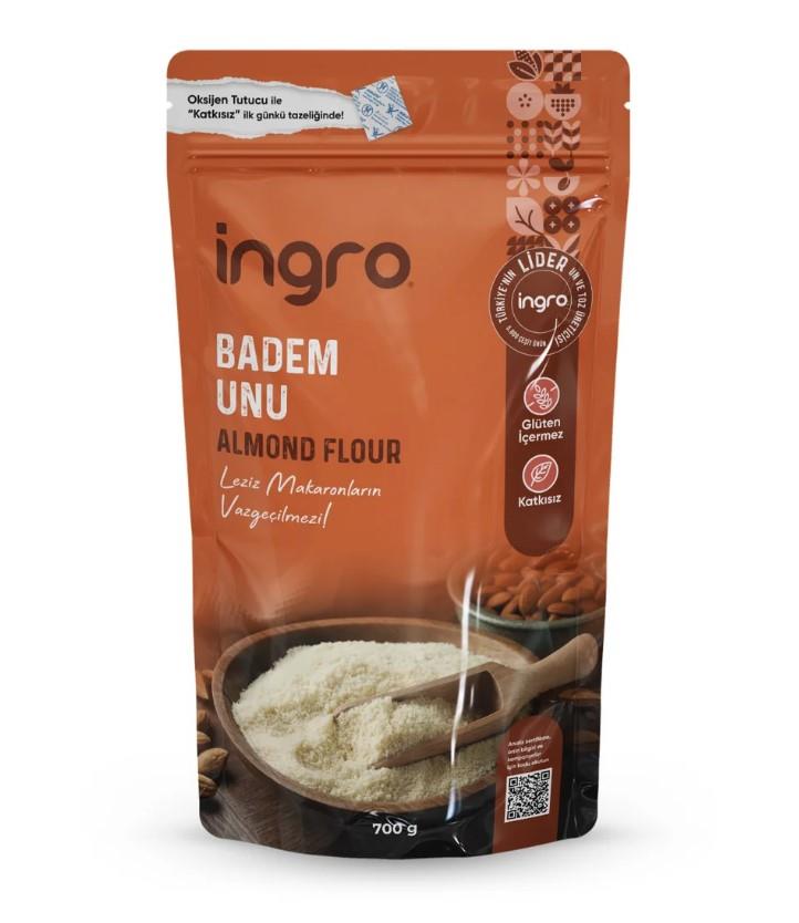 İngro Glutensiz Badem Unu 700 Gr