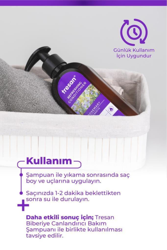 Tresan Biberiye Canlandırıcı Sülfatsız Bakım Saç Kremi 300 ml