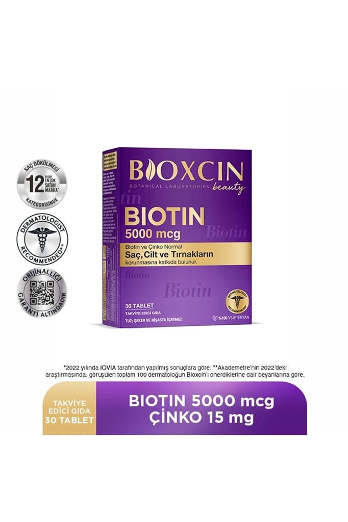 Bioxcin Biotin 5000 Mg 30 Tablet