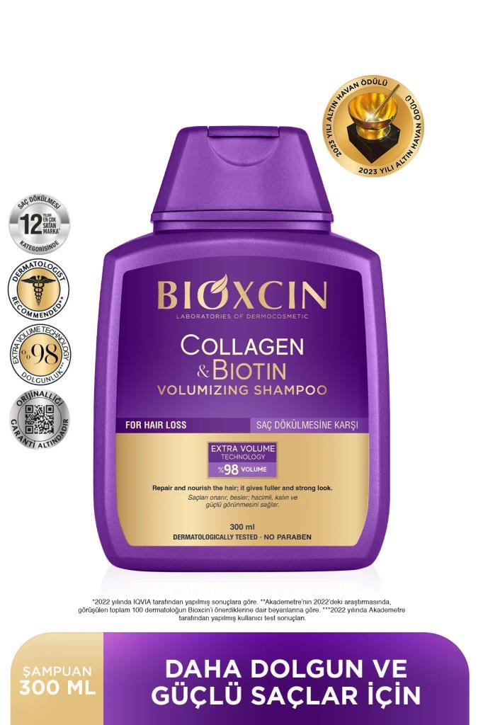 Bioxcin Collagen Biotin Hacim Şampuanı Saç Dökülmesine Karşı 300 Ml