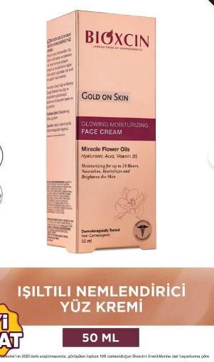 Bıoxcın Gold On Skın Işıltılı Nemlendirici Yüz Kremi 100 Ml