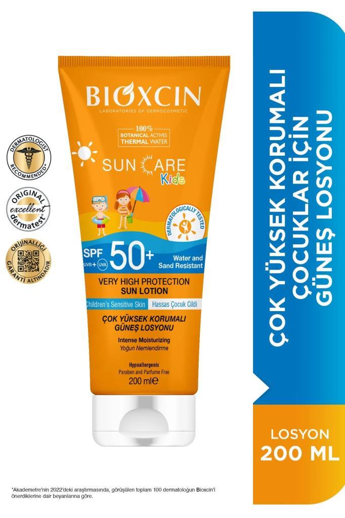 Bioxcin Sun Care Kids Spf 50 Çok Yüksek Korumalı Çocuk Güneş Losyonu 200 Ml
