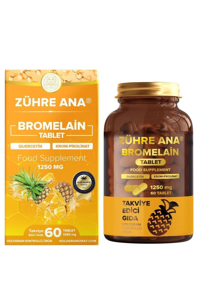 Zühre Ana Bromelain 60 Tablet -1250 Mg