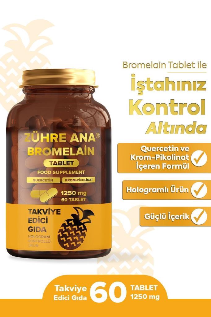 Zühre Ana Bromelain 60 Tablet -1250 Mg