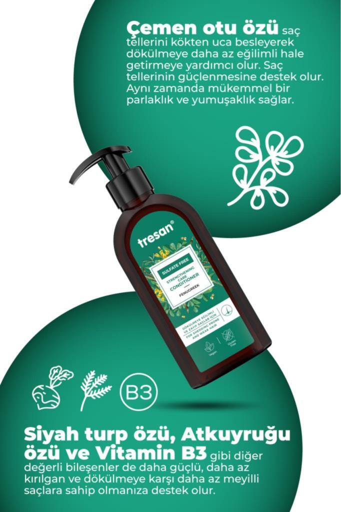 Tresan Çemen Otu Güçlendirici Sülfatsız Bakım Saç Kremi 300 ml