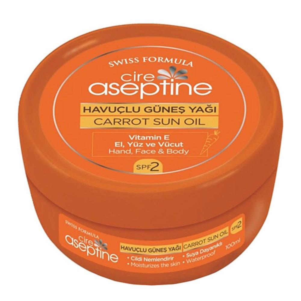 Cire Aseptine Havuçlu Güneş Yağı 100 ml