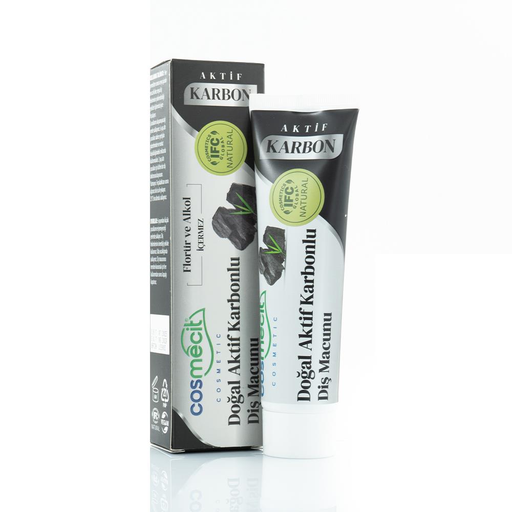 Cosmecit Doğal Aktif Karbonlu Diş Macunu 125 Gr