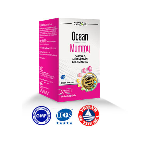Orzax Ocean Mummy Omega 3 30 Kapsül
