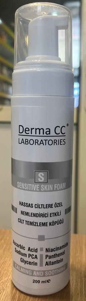 Derma CC Hassas Ciltlere Özel Cilt Temizleme Köpüğü 200 ml