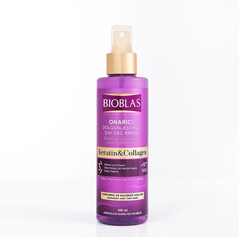 Bioblas Onarıcı Dolgunlaştırıcı Sıvı Saç Kremi 200 Ml