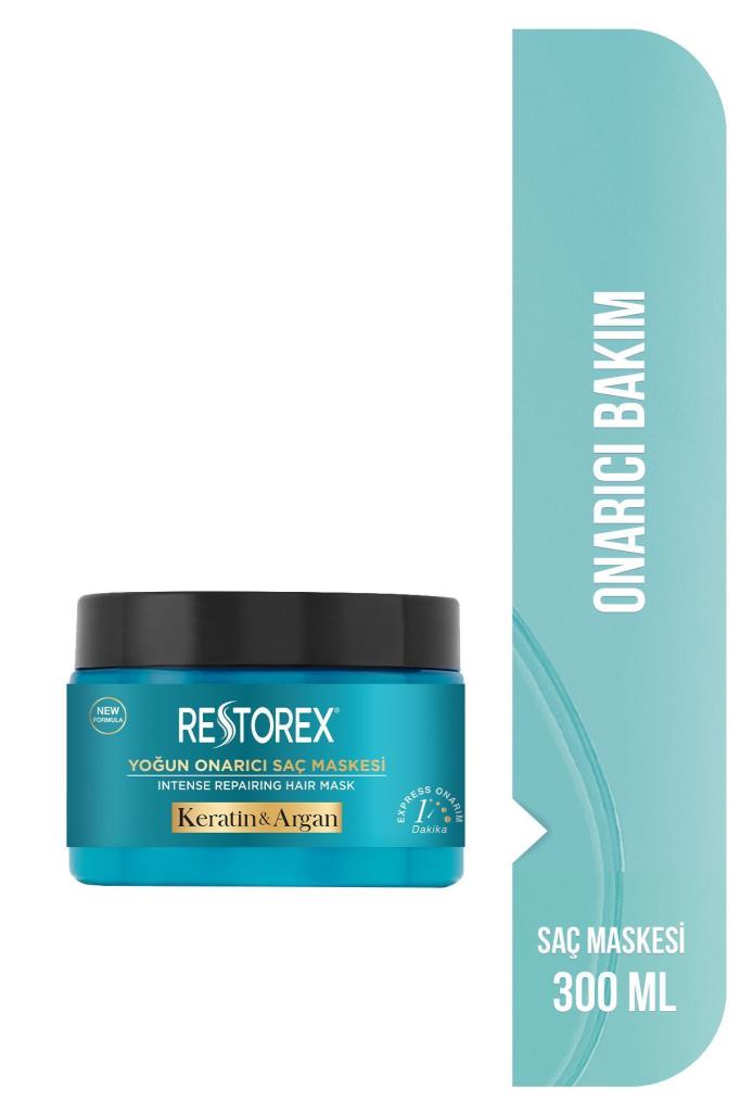 Restorex Keratin & Argan Onarıcı Bakım Maske 300 Ml