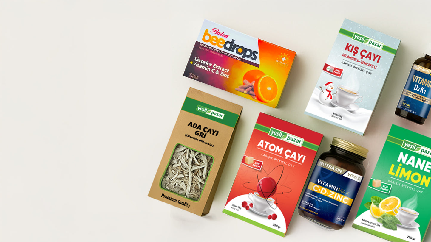 Kış ve Bağışıklık Destek Paketi - 13 Ürün (%5 İndirimli)