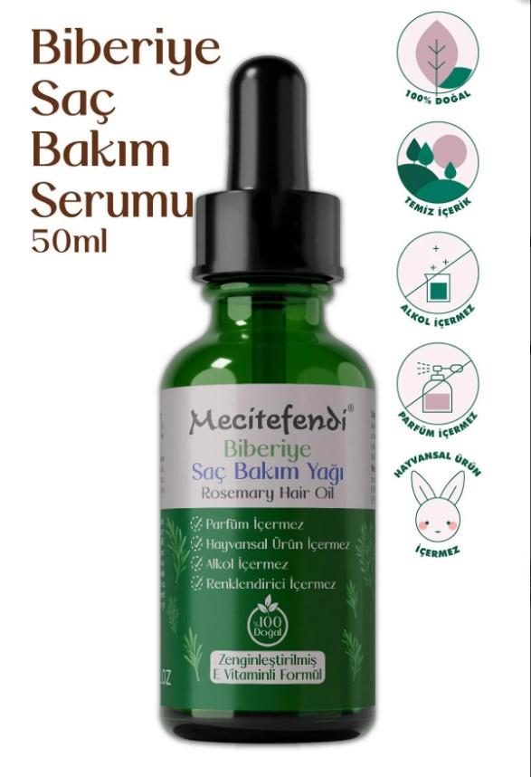 Mecitefendi Biberiye Saç Bakım Yağı 50 Ml