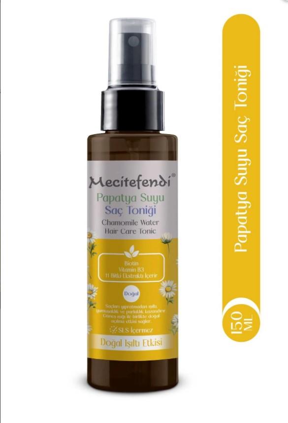 Mecitefendi Papatya Suyu Saç toniği 150 Ml Doğal Işıltı Etkisi