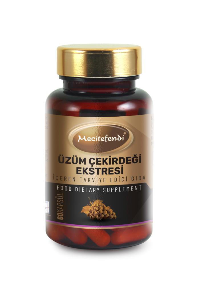Mecitefendi Üzüm Çekirdeği Ekstraktı 60 Kapsül 545 Mg