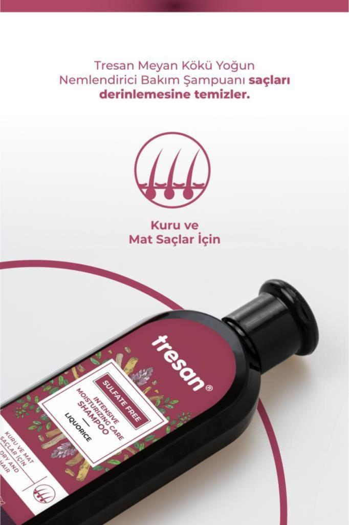 Tresan Meyan Kökü Yoğun Nemlendirici Sülfatsız Şampuanı 300 ml