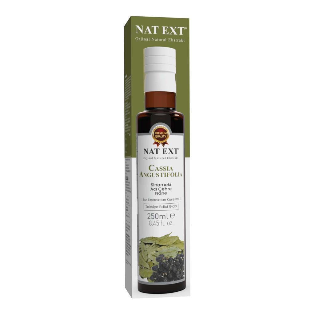 Nat Ext Sinameki Acı Çehre Nane Sıvı Ekstrakt Karışımı 250 Ml