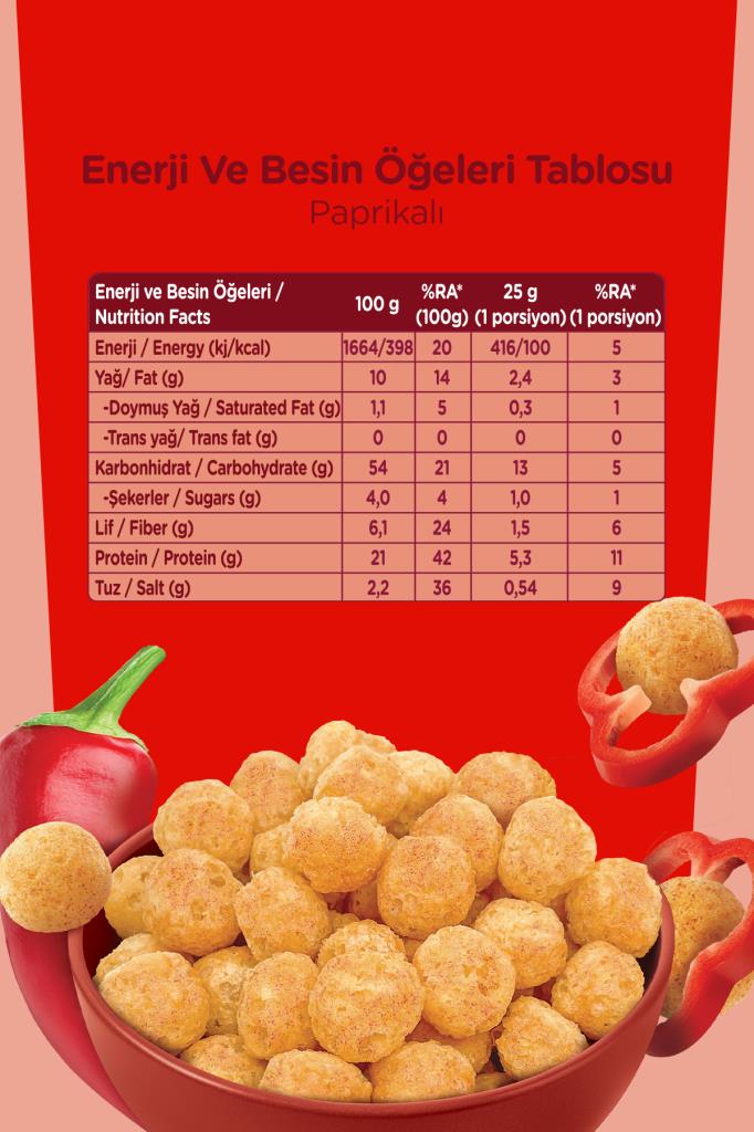 Fellas Nohut Cipsi Paprika 50 g