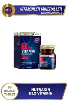 Nutraxin Vitamin B12 1000 Mg 60 Tablets