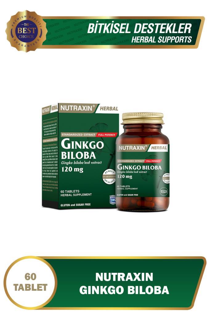 Nutraxin Ginkgo Biloba 120 mg 60 Tablet