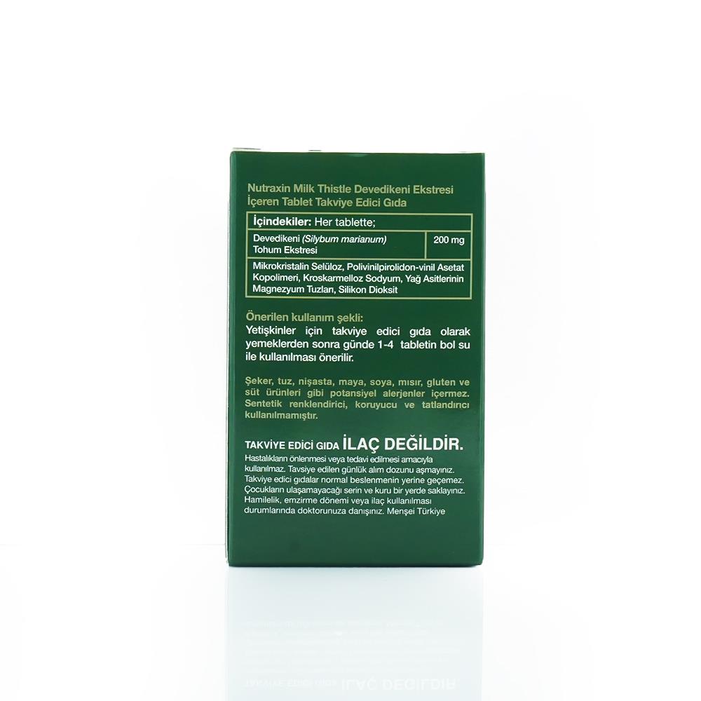 Nutraxin Milk Thistle 200 Mg 60 Tablet