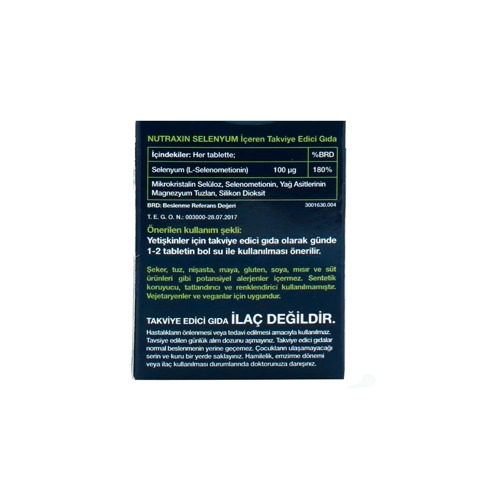 Nutraxin Selenium 100 mcg 100 Tablets