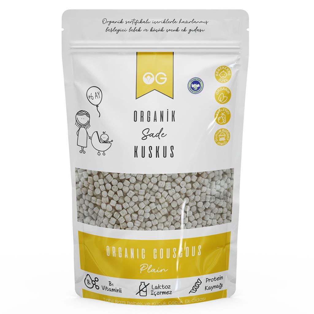 Og Natural Organik Sütsüz Yumurtasız Bebek Kuskus 250 Gr