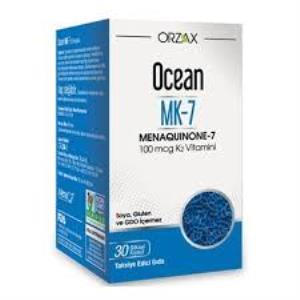 أوشن MK-7 100 ميكروجرام فيتامين ك2 30 كبسولة