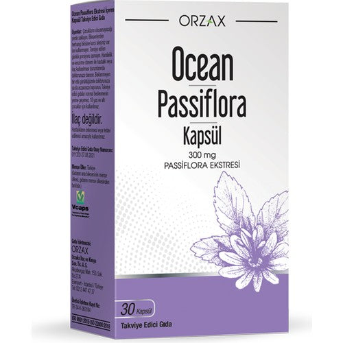 Orzax Ocean Passiflora 300 mg 30 Capsules