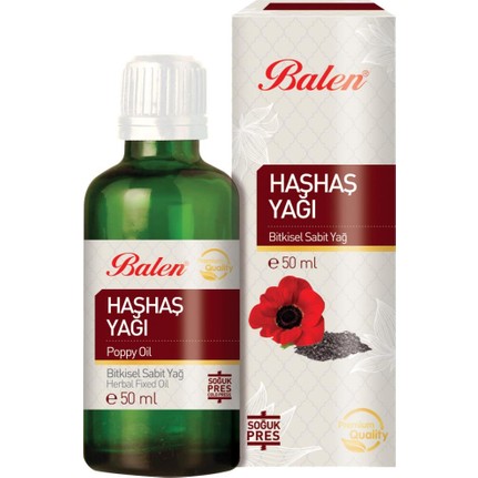 OUTLET Balen Hashas Yagi 50 ml Soguk Pres SKT 2025-08-30 İADESİ YOKTUR