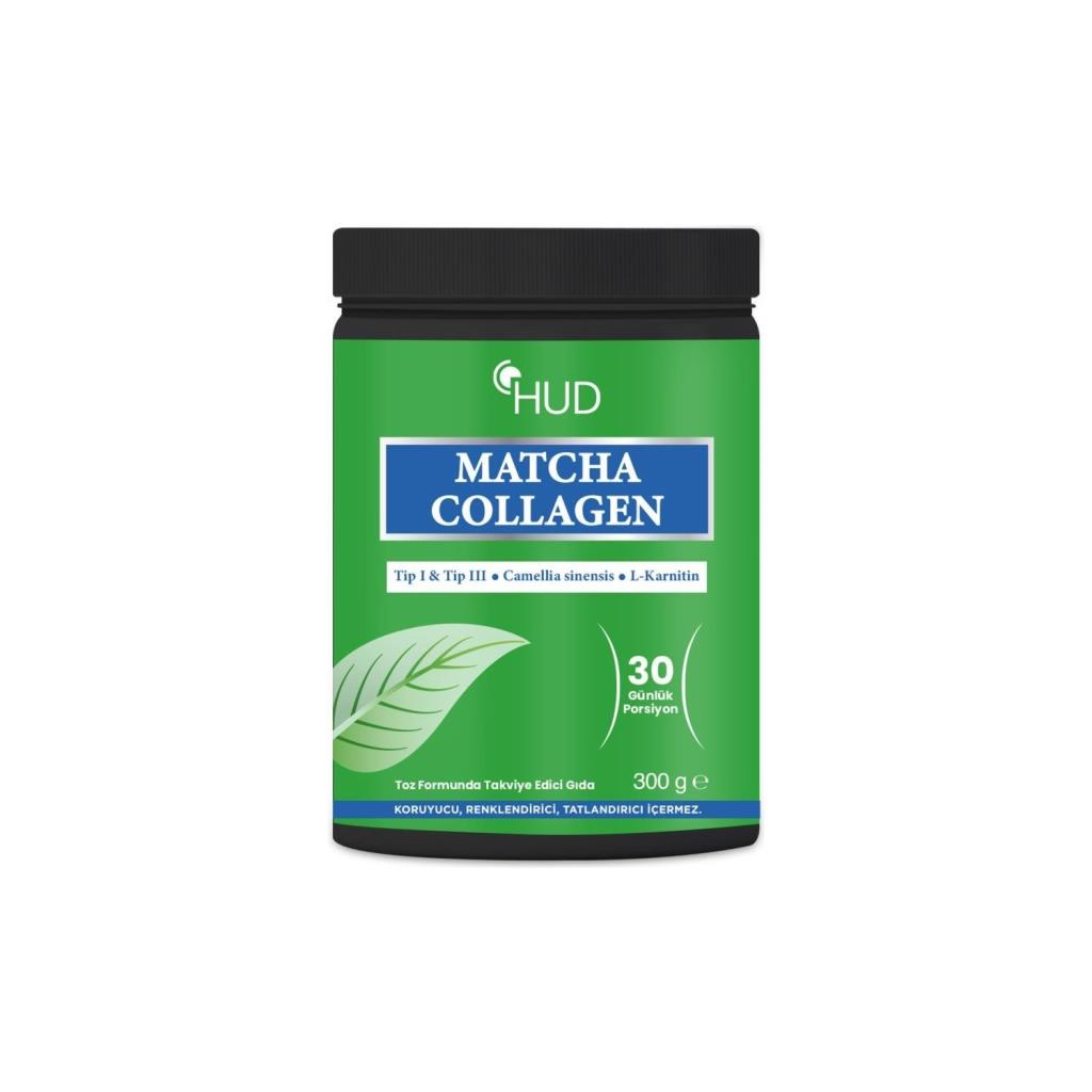 OUTLET Hud Matcha Kolajen Colllagen 300 gr SKT 2025-12-31 İADESİ YOKTUR