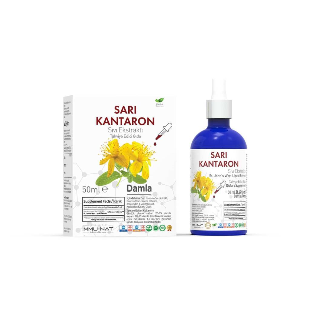 OUTLET Immunat Sari Kantaron Ekstrakti 50 ml SKT 2025-11-30 İADESİ YOKTUR