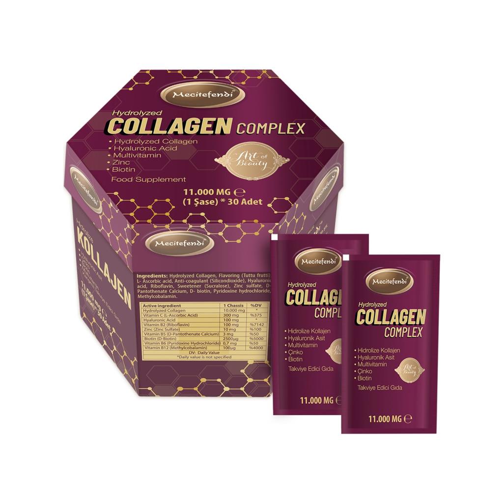 OUTLET Mecitefendi Kolajen Kompleks Collagen 30 Sase SKT 2025-06-30 İADESİ YOKTUR