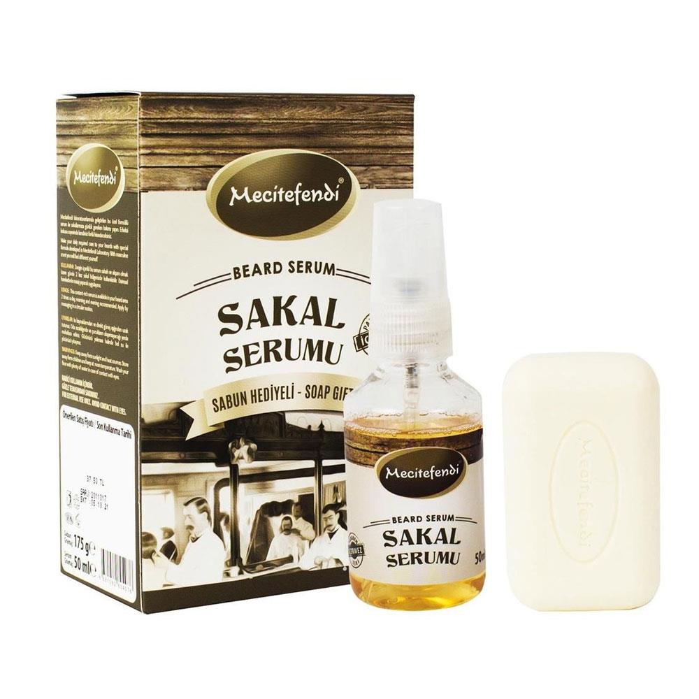OUTLET Mecitefendi Sakal Serumu 50 Ml 175 Gr Hamam Sabunu Hediyeli SKT 2025-09-30 İADESİ YOKTUR