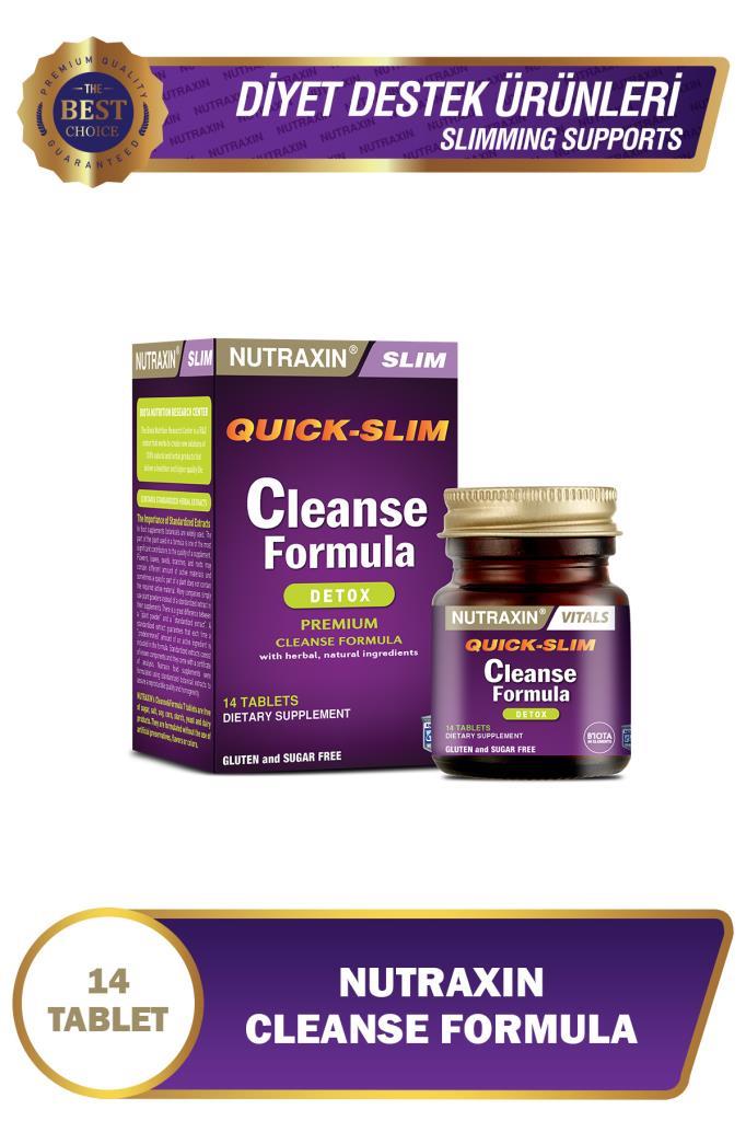 OUTLET Quick Slim Cleanse Formula 7 Detox 14 Tablet SKT 2025-09-30 İADESİ YOKTUR