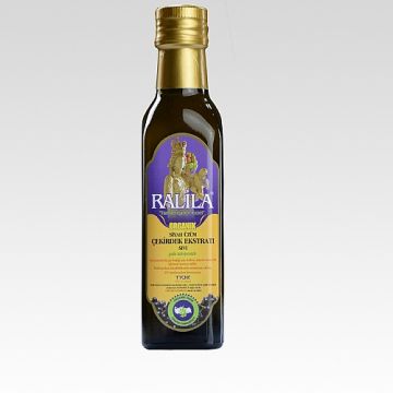 OUTLET Ralila Organik Siyah Üzüm Çekirdegi Ekstrati 250Ml SKT 2025-10-31 İADESİ YOKTUR